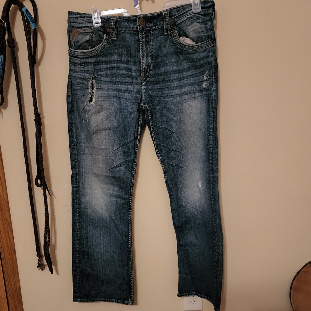 Mens Silver jeans